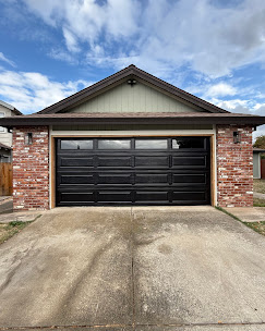 Completed garage door project 5