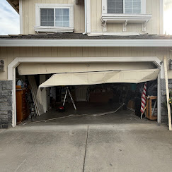 Garage door repair job 1