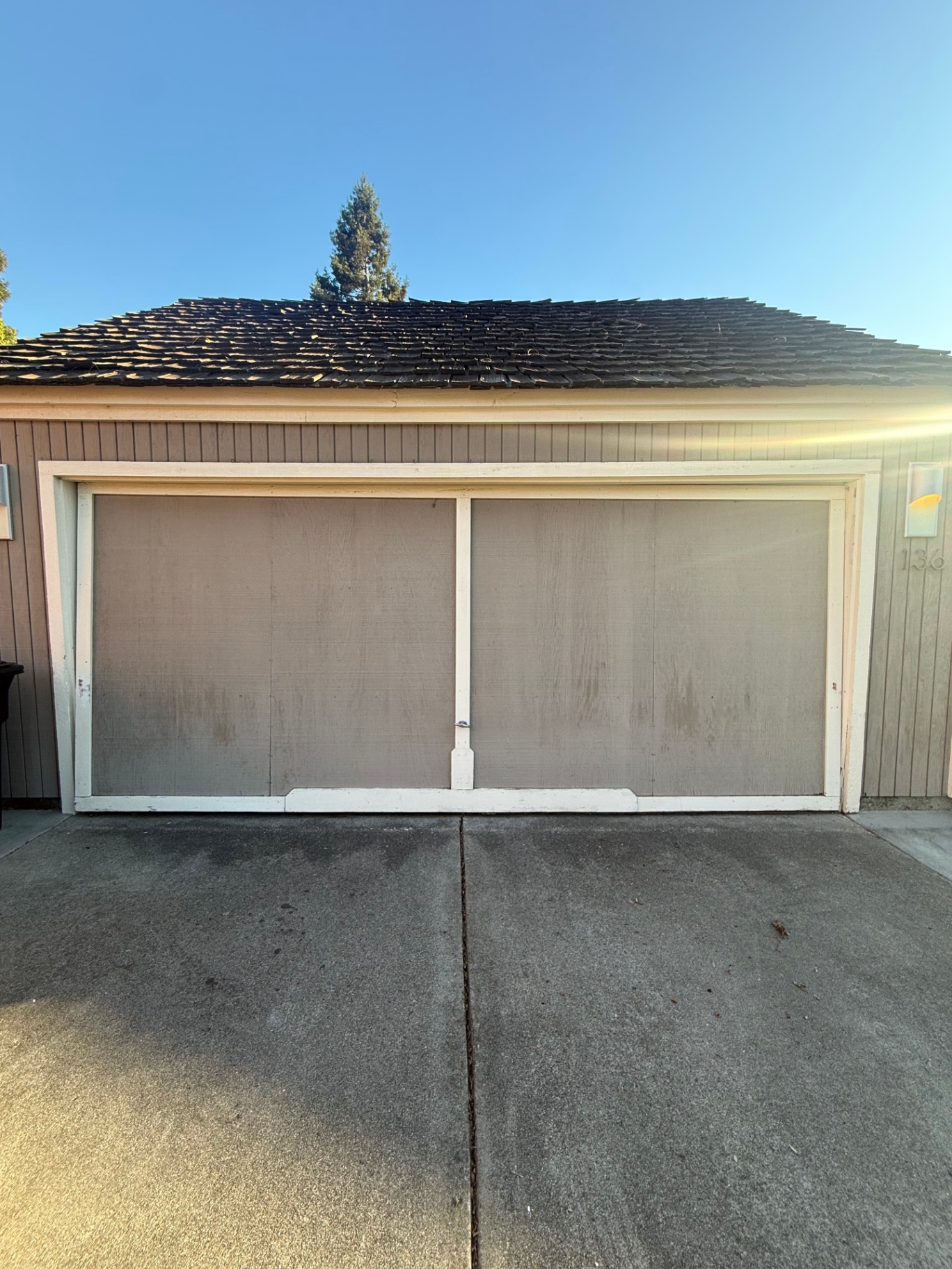 Tilt Door Conversions job 1 — before