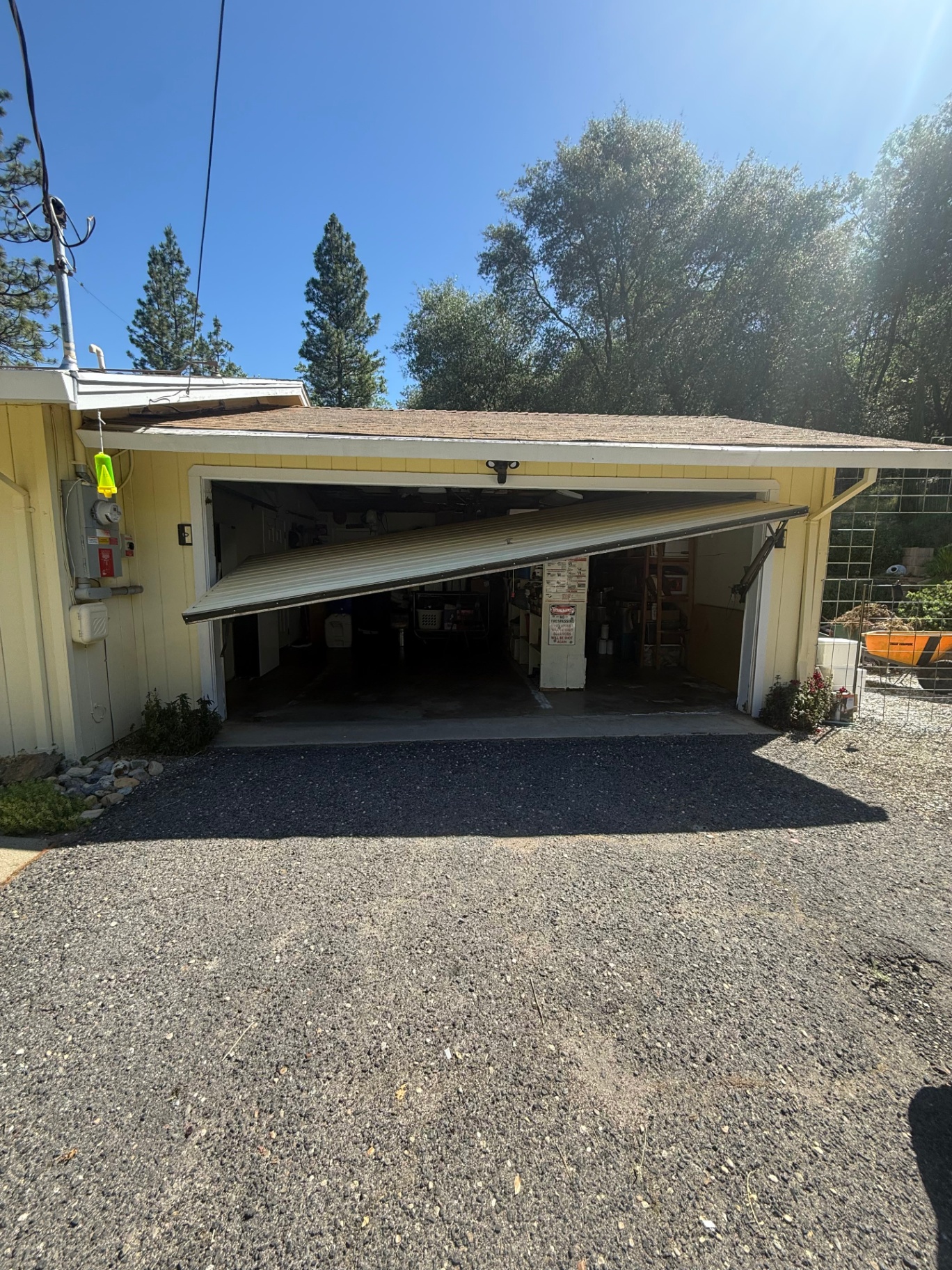 Tilt Door Conversions job 5 — before